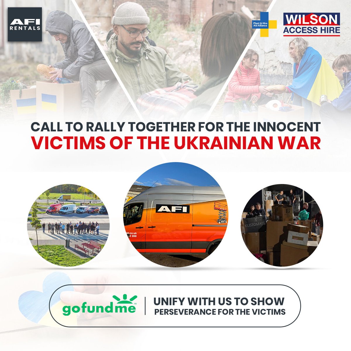 AFIRentals's tweet photo. Just a few days to go! Your participation can make a world of difference for someone in need. ✨

Click below to donate:  
https://t.co/VFFWNj37eO

#ukraine #ukrainewar #donation #gofundme #accessplatform #workingatheight #mewps https://t.co/cgR738Dsaa