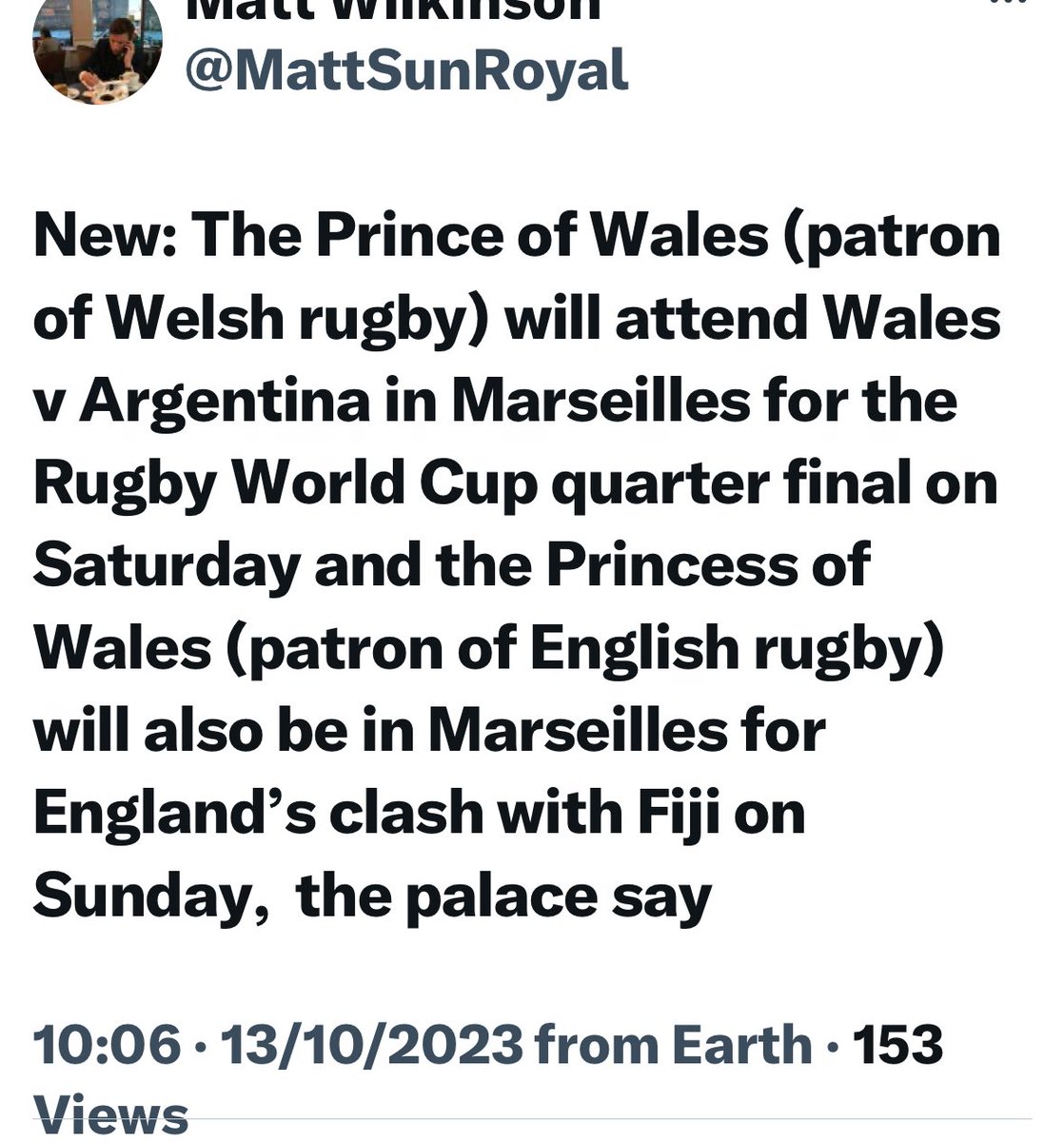 jozzzaphen's tweet photo. Eh eh, they off to France again for #Royalpr #RugbyWorldCup funny they can’t together lol https://t.co/PNsaGu744W