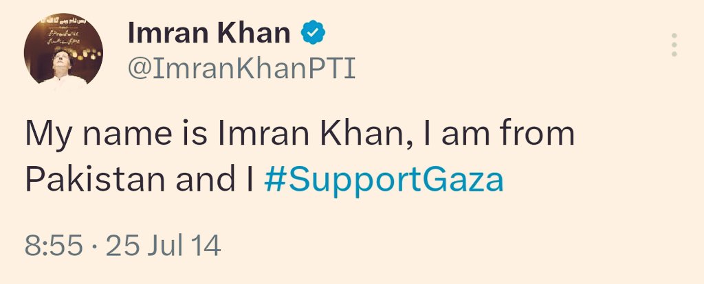 Thank you Mr Khan we can't forget your support for Palestine 🇵🇸. Stay Blessed 🙏