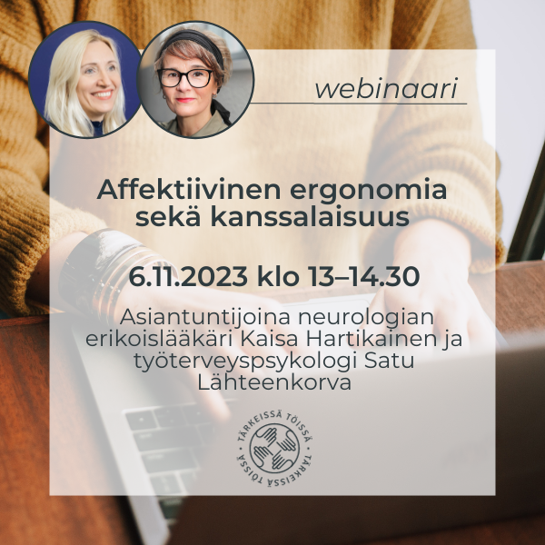 tarkeissatoissa's tweet photo. 🦄Tule kuulemaan, miten arjen pienet teot rakentavat työyhteisöissä työkykyä ja luovuutta. 

🧡Webinaari on tarkoitettu kunta- ja hyvinvointialuetyöntekijöille. 

https://t.co/HmEAvxfaMa

#tärkeissätöissä

@kuntatyonantaja @Tehy_ry @SuPerLiitto @JUKOry @JHLry @Jyty_ry https://t.co/OgawPHMQHn