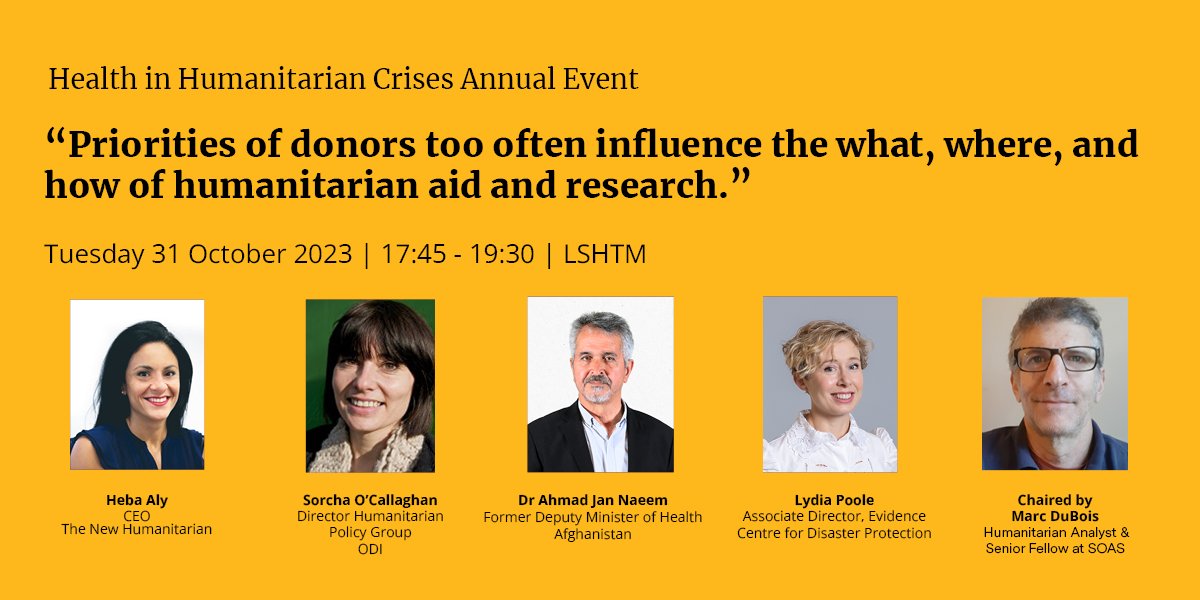 Join us for a discussion on the role of donors in #HumanitarianAid as we explore the tensions of sharing power & decision-making in the humanitarian sector. With @HebaJournalist @sorchaoc @Humanicontraria @CentreForDP 👉bit.ly/45p9aLj @neha_s_singh @michellelokot