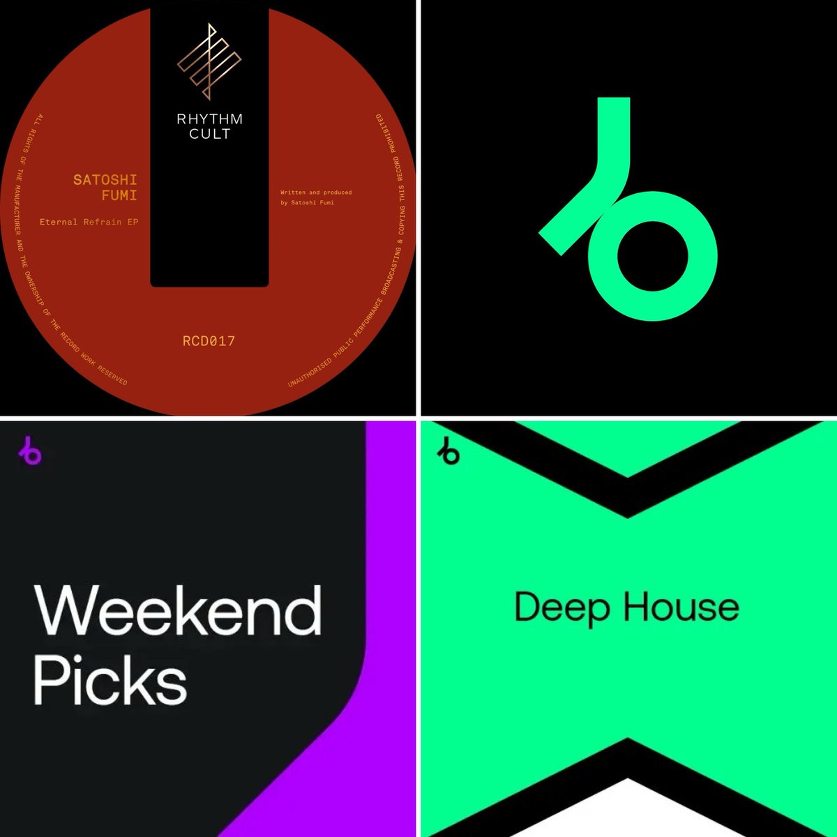 rhythmcult's tweet photo. @Satoshi_Fumi’s 'Eternal Refrain' EP chosen in @beatport's #weekend #picks #chart for October as well as #deep #house #essentails #chart! 

To purchase or listen to the music in its entirety, follow this link: https://t.co/Od4O0BH4dt https://t.co/eUcrqtmoGJ