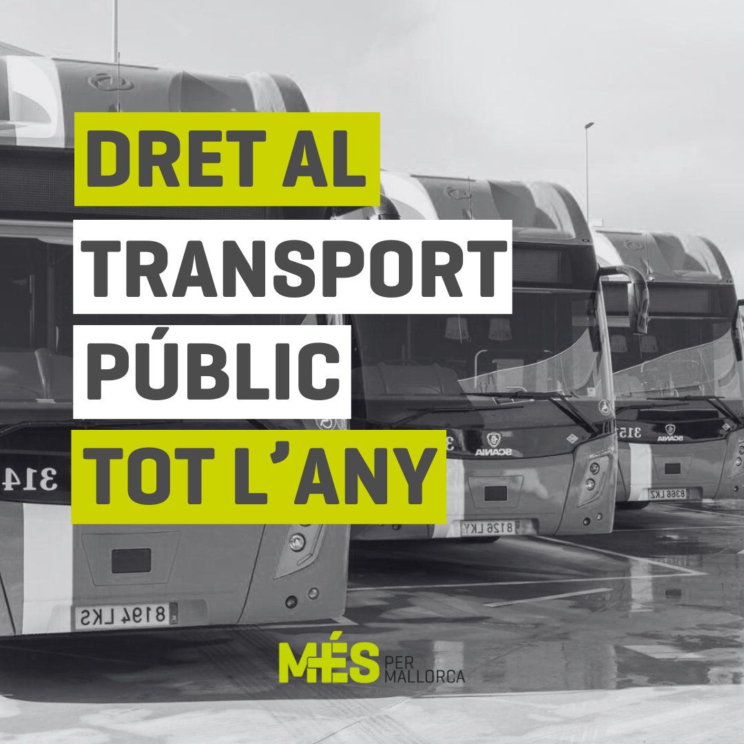 MESperMallorca's tweet photo. 🚍 Anar d'Artà a Alcúdia sense passar per Palma no pot dependre de si hi ha turistes o no

Per això, demanam al @goib:
🌞 Manteniment del servei d'estiu tot l'any, també les connexions amb l'aeroport
💸 Més recursos per millorar freqüències i serveis

ℹ️ https://t.co/azk01TAoTw https://t.co/9QlijvujAd