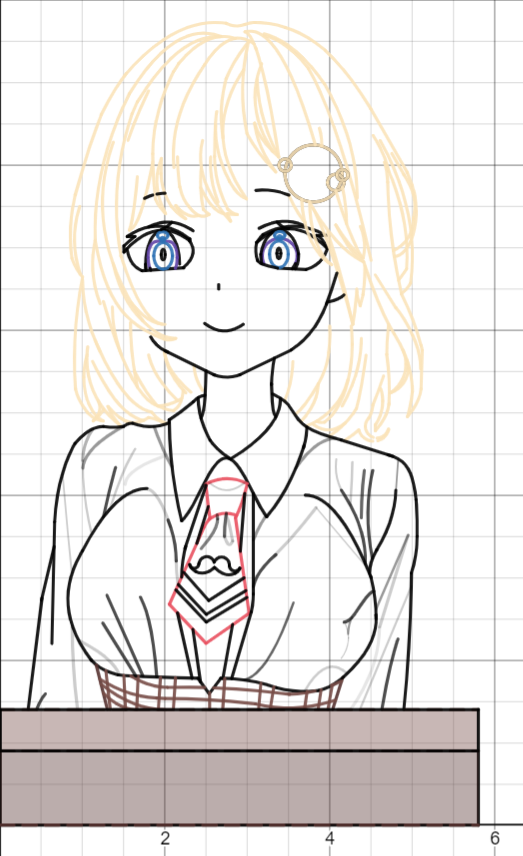 khristaye's tweet photo. i finally finished ame with help from another friend using a desmos math calculator (we may have overdone the shading lines)
https://t.co/bFGQDRXy2c
 #ameliaRT https://t.co/dB8SePw54K