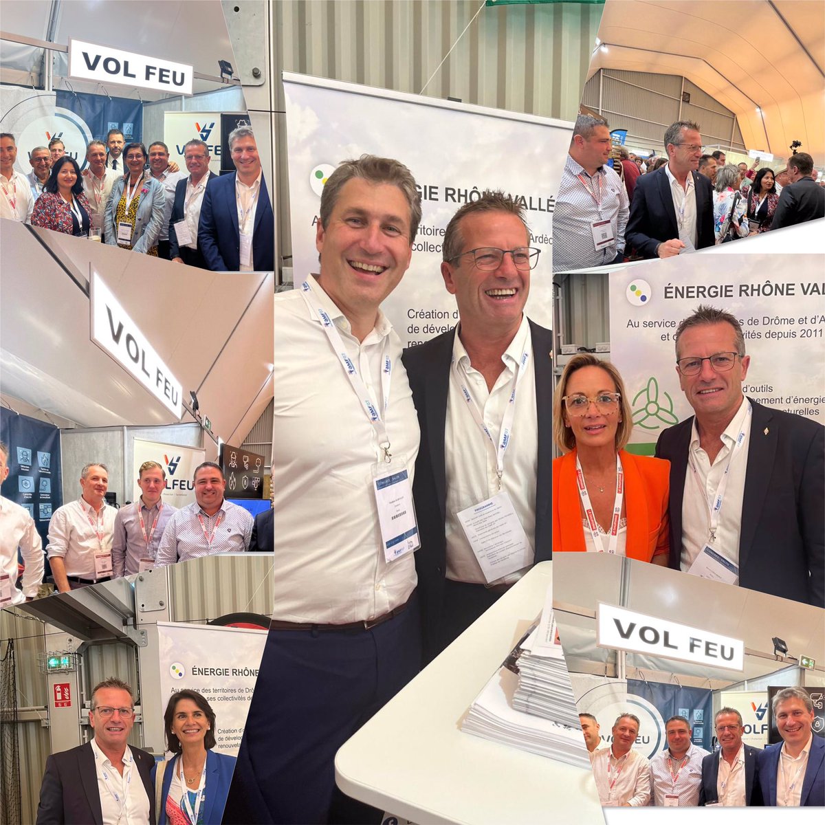 Au #salondesmaires de l’#ardèche notre président <a href="/HCoulmont/">HERVE COULMONT</a> à la rencontre des élus et partenaires du #territoire pour la présentation des activités d’<a href="/RhoneVallee/">EnergieRhôneVallée</a> <a href="/07Sde07/">SDE 07</a> #developpementdurable #photovoltaïque  #auservicedescollectivités