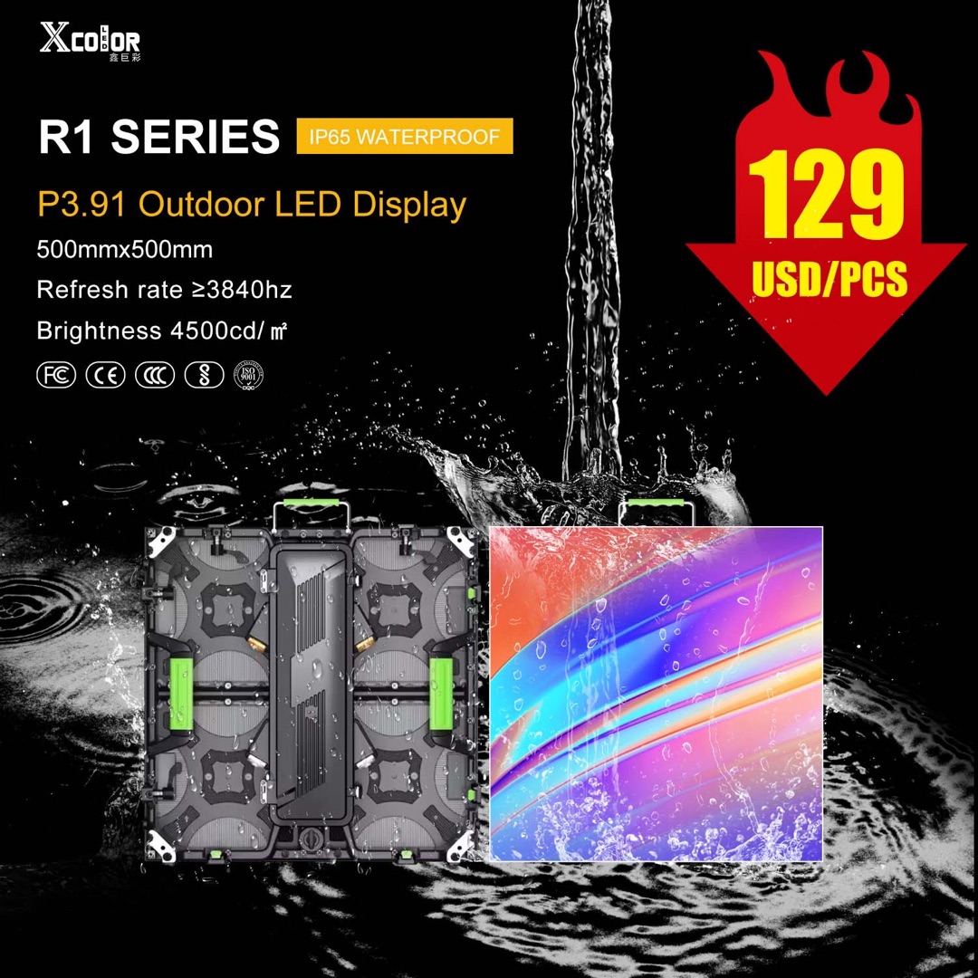 LedXcolor's tweet photo. 🤩New design R1 series   💓P3.91 Outdoor LED Display   🥳only 129USD per panel, very affordable price   Charles WhatsApp/WeChat/phone: +86 17779878789   #leddisplay #ledscreen #ledwall #Xcolor #ledscreens #leddisplays #fullcolor #pantallaled #ledscreensolutions #event https://t.co/rJ7xDDfnw6