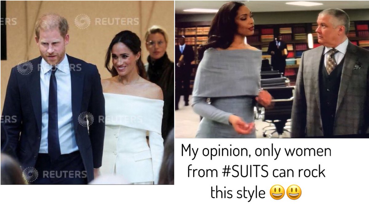 Goedemorgen/Good Morning Squaddies. The Style Icons. 👏👏👏🥰🥰🥇
#Suits #SuitsOnNetflix
#HarryAndMeghanInNYC 
#ThemInNewYork
