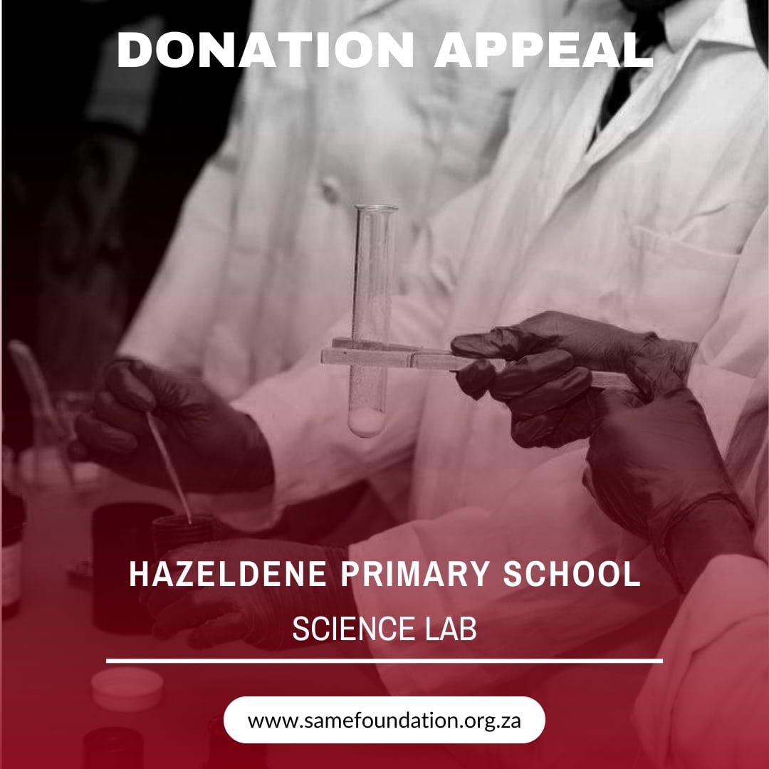 SAME_Foundation's tweet photo. Help Us Spark a Brighter Future for Hazeldene Primary School in Mitchell's Plain by providing them with a brand new state-of-the-art science lab! 🌟

To get involved, click the link below:
https://t.co/nH5xXoi6PJ 

#EducationMatters #STEM #TogetherWeCan #NPO #FreeToLearn https://t.co/fun7QuKpQE
