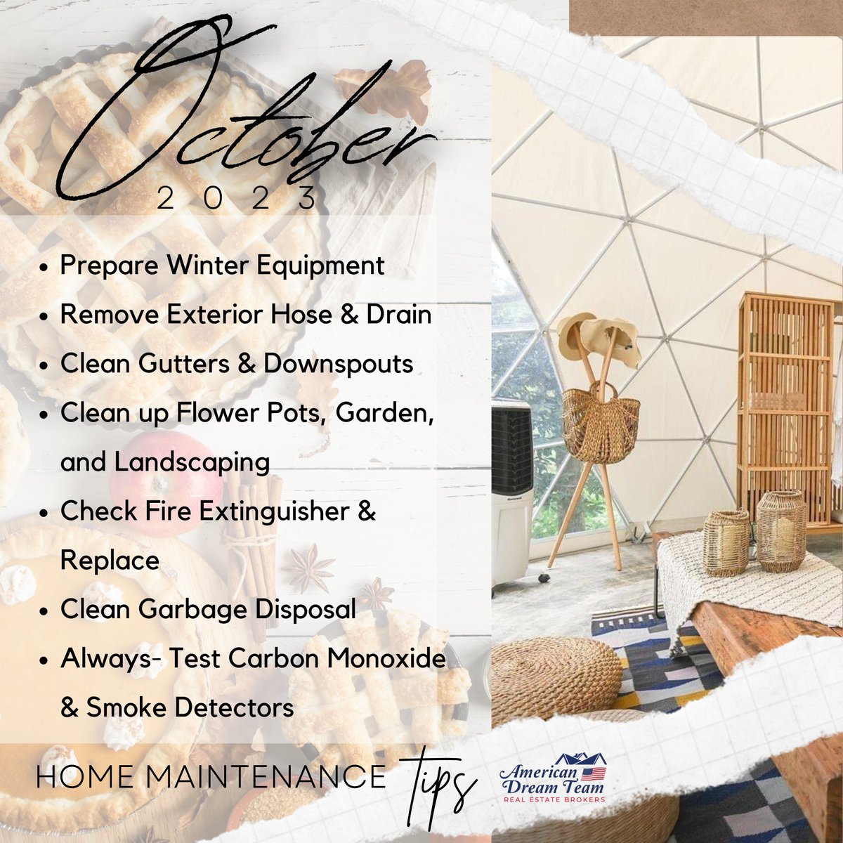 Get your home ready for the winter season with these essential for October home tips! 🏡🏠

#OctoberHomePrep #WinterReady #HomeMaintenance #HomeTips #WinterPreparation #CozyHome #SeasonalCleaning #WinterHomeCare #HomeSafety #WinterReadiness #HomePreparation #OctoberMaintenance