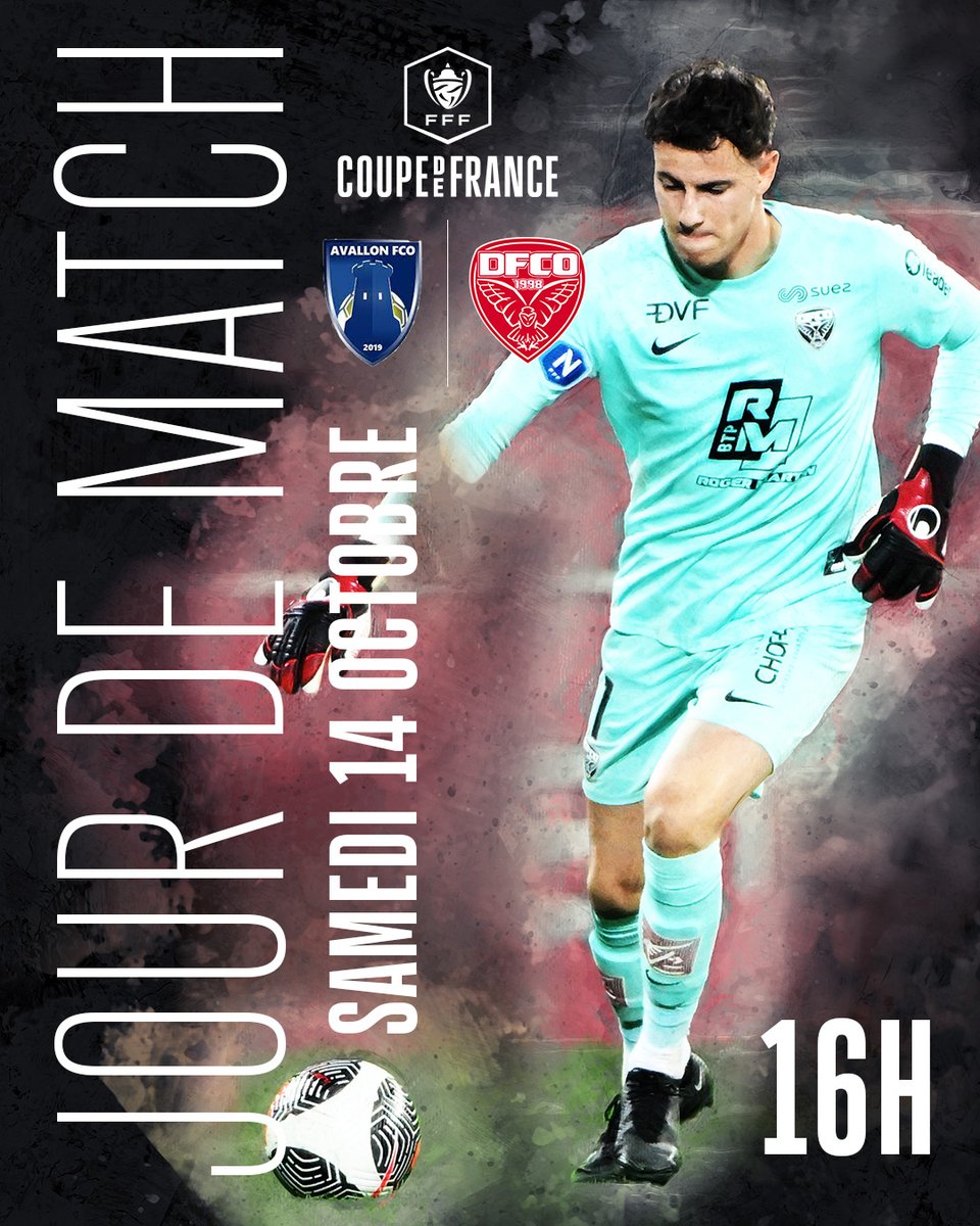DFCO_Officiel's tweet photo. 📅 5e tour de @coupedefrance 
⌚️16 heures
🏟️ Stade Leon Laurent
📍 Avallon
📱 Live-tweet à suivre sur @DFCO_Officiel 
📻 France Bleu Bourgogne

#AFCODFCO https://t.co/nw2W9n0Rwv