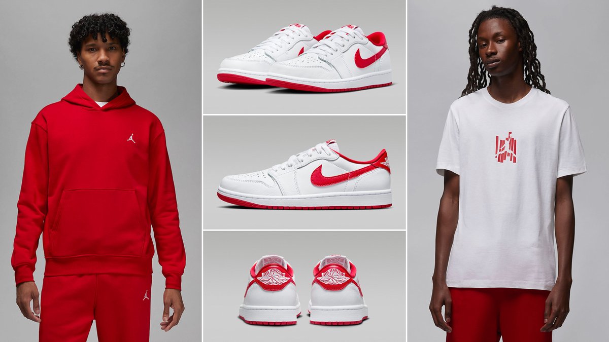 jordan 1 low red outfit