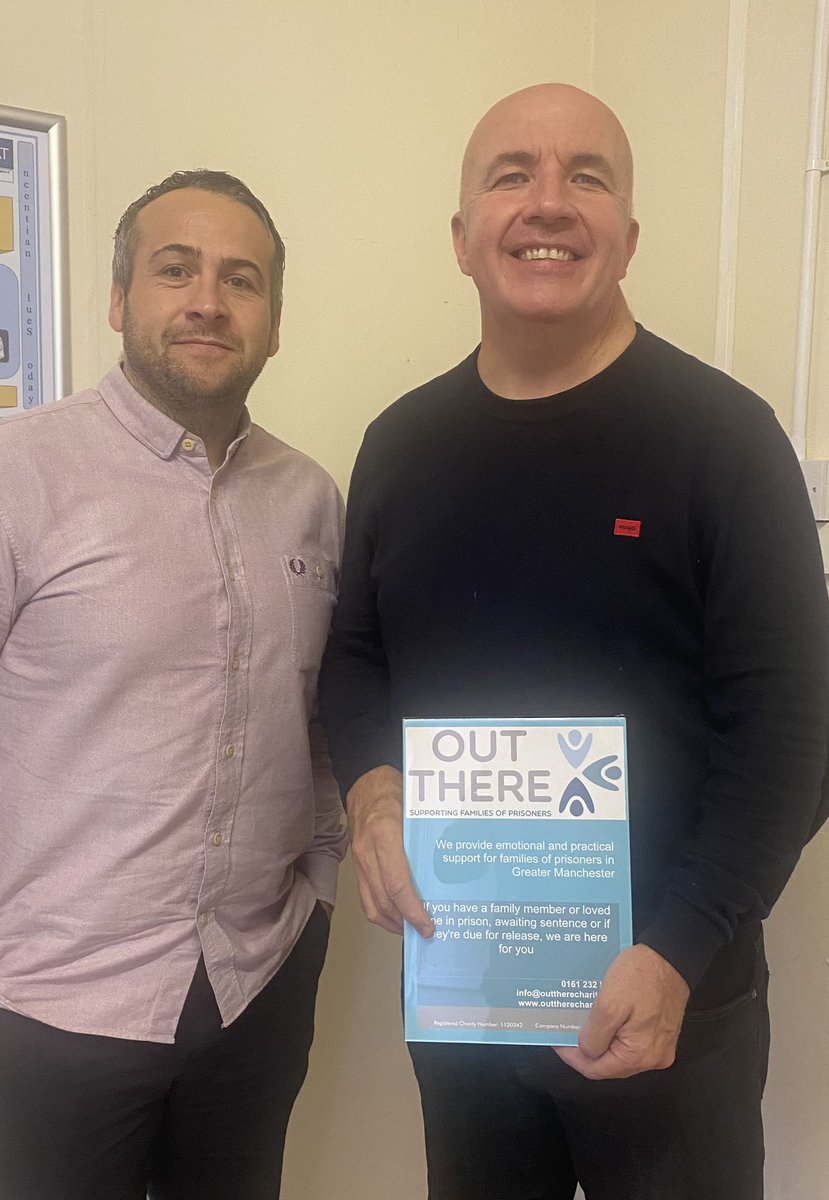 Great to welcome Nathan & Thomas from the Grand Avenue project in Wales @SVPElyBridge, a good discussion on community support for men on probation, Out There’s work with families & great that colleagues from Big Life group could join the discussion.