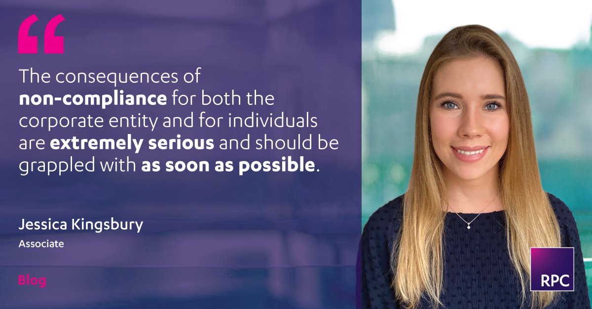 RPCLegal's tweet photo. Jessica Kingsbury provides an overview of what steps can be taken to ensure personal and corporate compliance under the Online Safety Act.

🔗 https://t.co/ISHLwMLKfw .

#OnlineSafetyAct #Compliance #Regulatory #RegulatoryRPC https://t.co/x4yg40SwEN