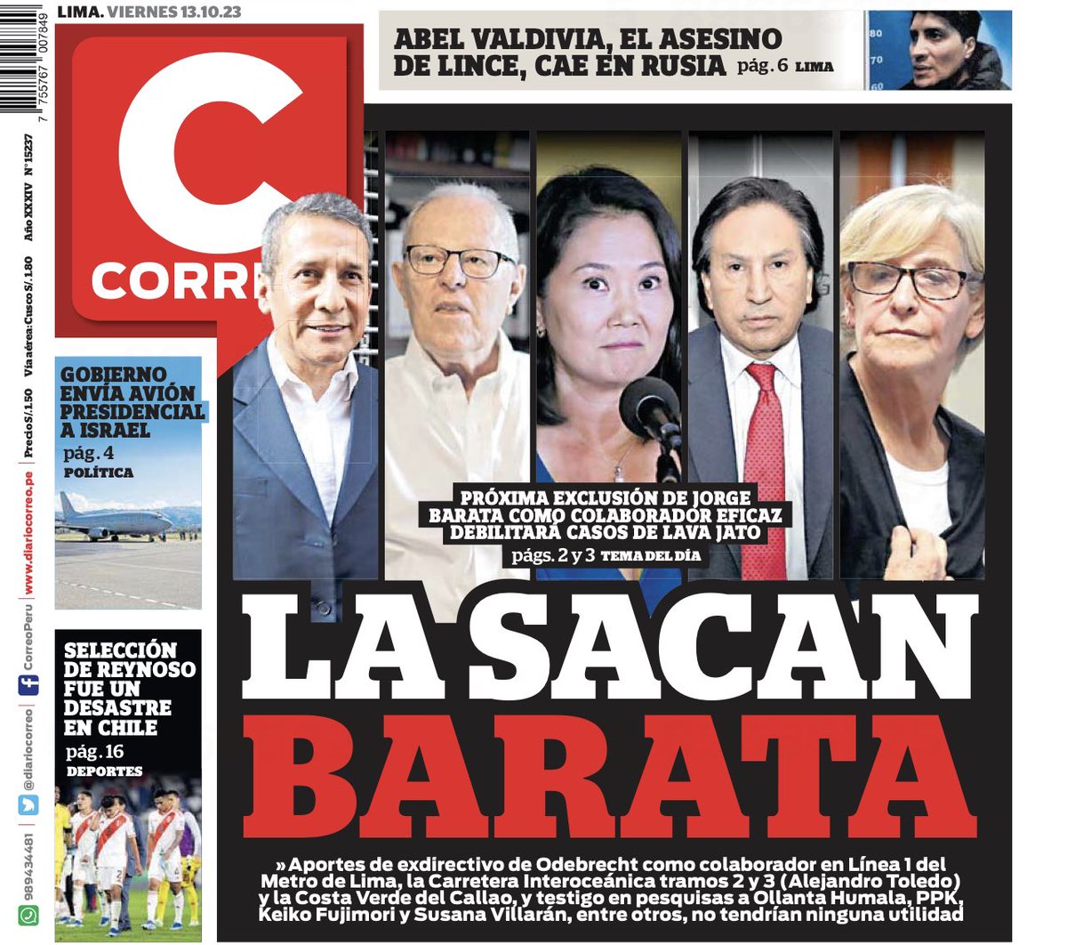 Lástima q caigan en tremendo error. Keiko es quien menos barata la sacó (+ d 480 días d injusta prisión). Sin haber sido funcionaria q ejecute presupuesto, fue utilizada x  fiscales, con enfermiza obsesión, q al parecer vieron una “oferta” pa conseguir una barata e inmoral fama