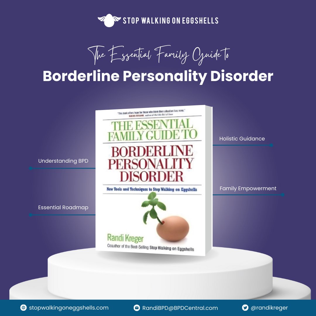 From a grateful reader: "If you love someone who makes you feel trapped, controlled, or manipulated, this wonderful book can set you free."

Learn More:
stopwalkingoneggshells.com/shop/

#bpd #borderlinepersonalitydisorder #randikreger #stopwalkingoneggshells