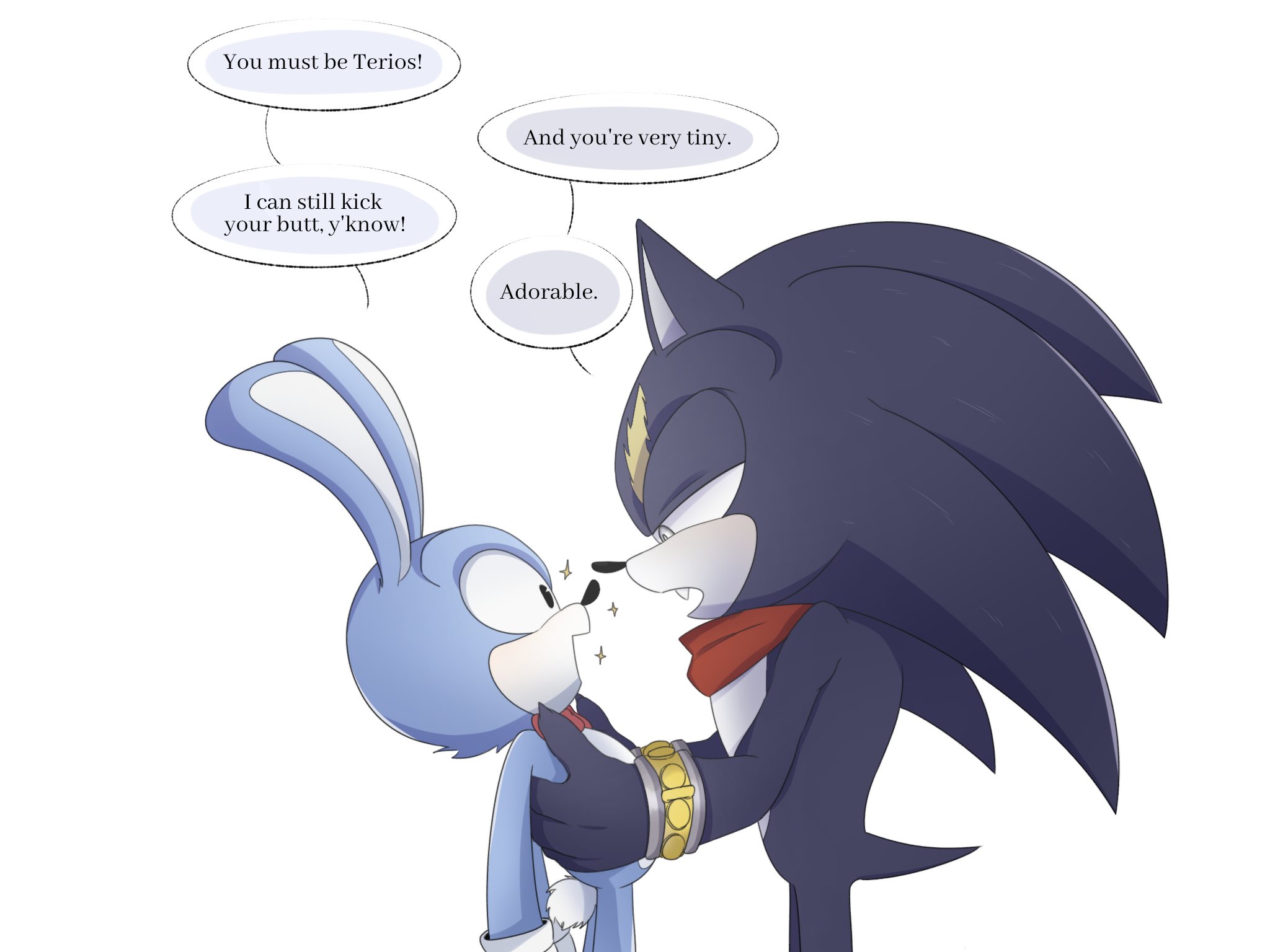 COCO🦔 on X: I present to you, PROTOTYPE sonadow ✨️ Or in this case,  terifeels (Terios The Hedgehog x Feels The Rabbit)  t.coYmr0ljvOnq  X