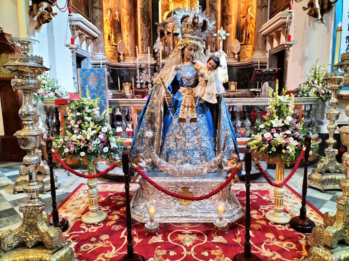 prosariocad's tweet photo. PRIMER DÍA DEL SOLEMNE TRIDUO EN HONOR A NUESTRA TITULAR, NTRA. SRA. DEL ROSARIO 🌹 https://t.co/GmtstPshSj
