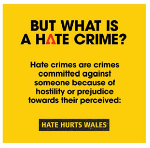 ❌Hate has no place in Wales. No one should tolerate hate. Let's stand up to hate crime together. Report it and get support. #hatehurtswales #casinebynbrifo gov.wales/hatehurtswales