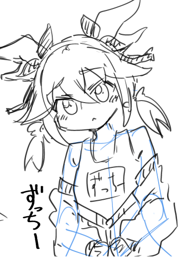 ラフ:オリキャラ 