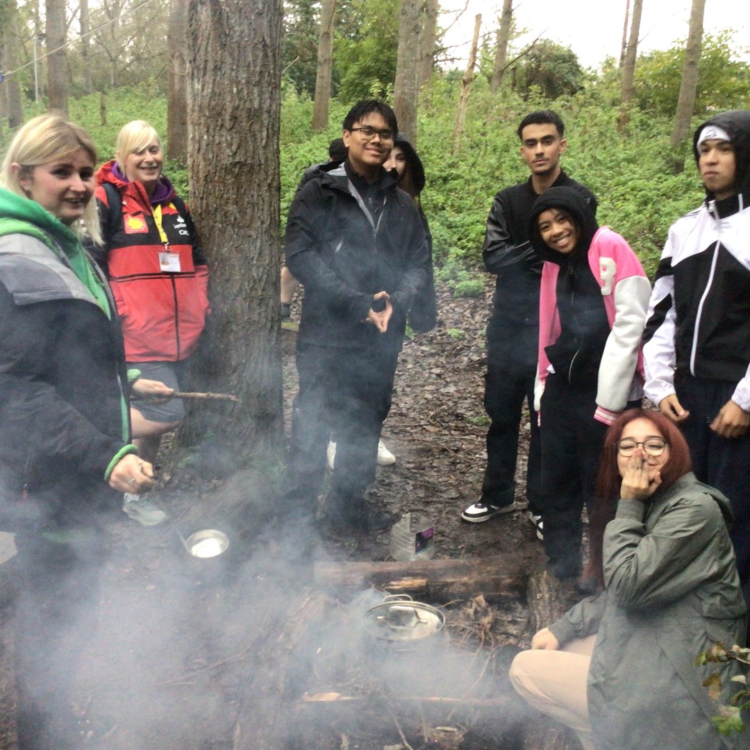 🔥It may be the last day of the #NCS Residential trip, but our students have been busy building survivor and team working skills by creating a campfire and warming up food. Great job! 👏 #wearestcc #stcharles #ncs #collegetrips #survivorskills #camping