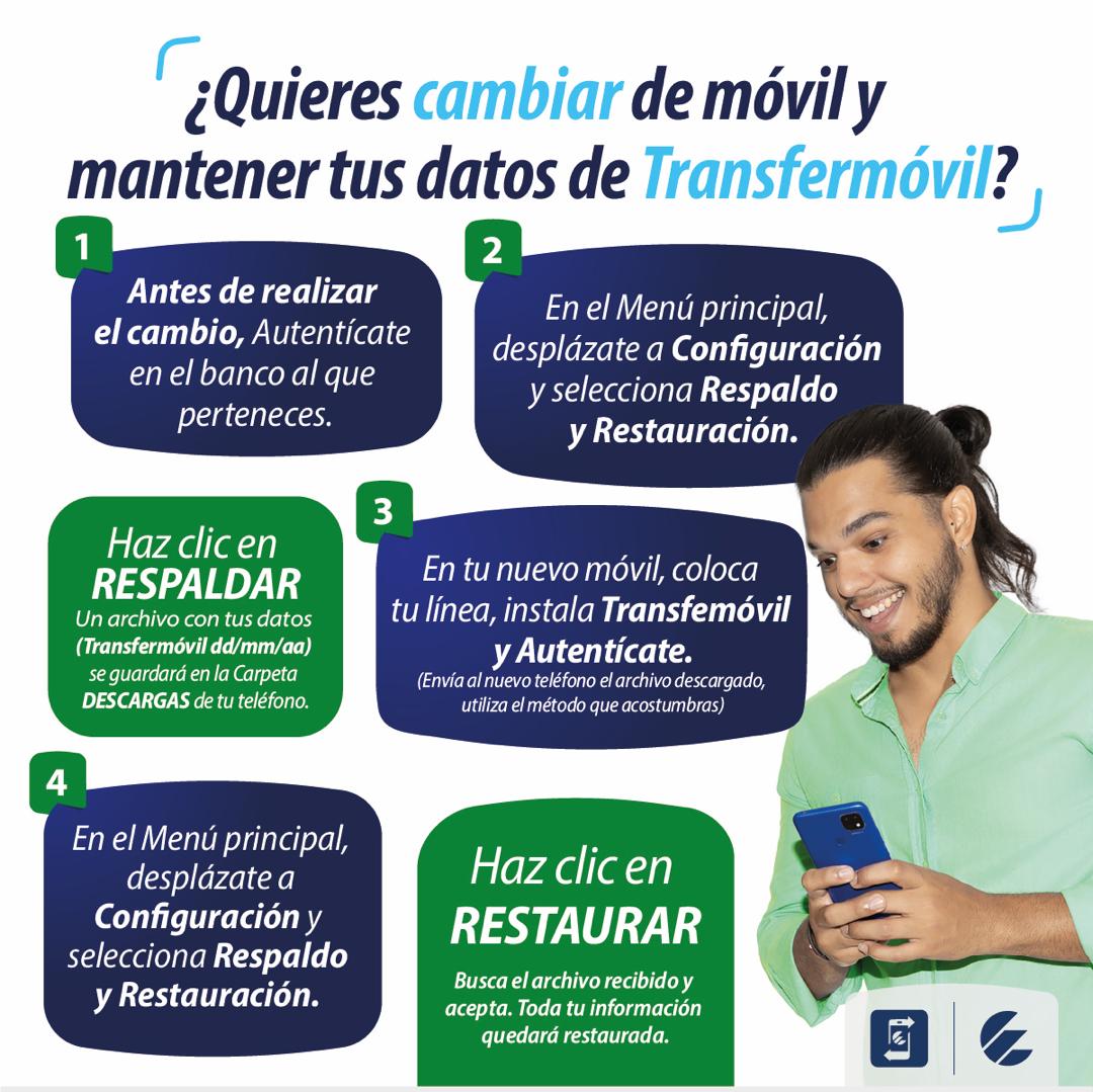 📌 Si vas a cambiar de teléfono móvil 📱. 👉 Ten presente estas recomendaciones para conservar tus datos de #Transfermóvil 😉. #CubaPorLaTransformaciónDigital