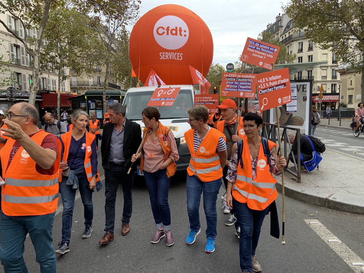 interco_cfdt's tweet image. La mobilisation #interco du #13octobre à Paris continue et ne désemplit pas💪 #inflation #Salaires