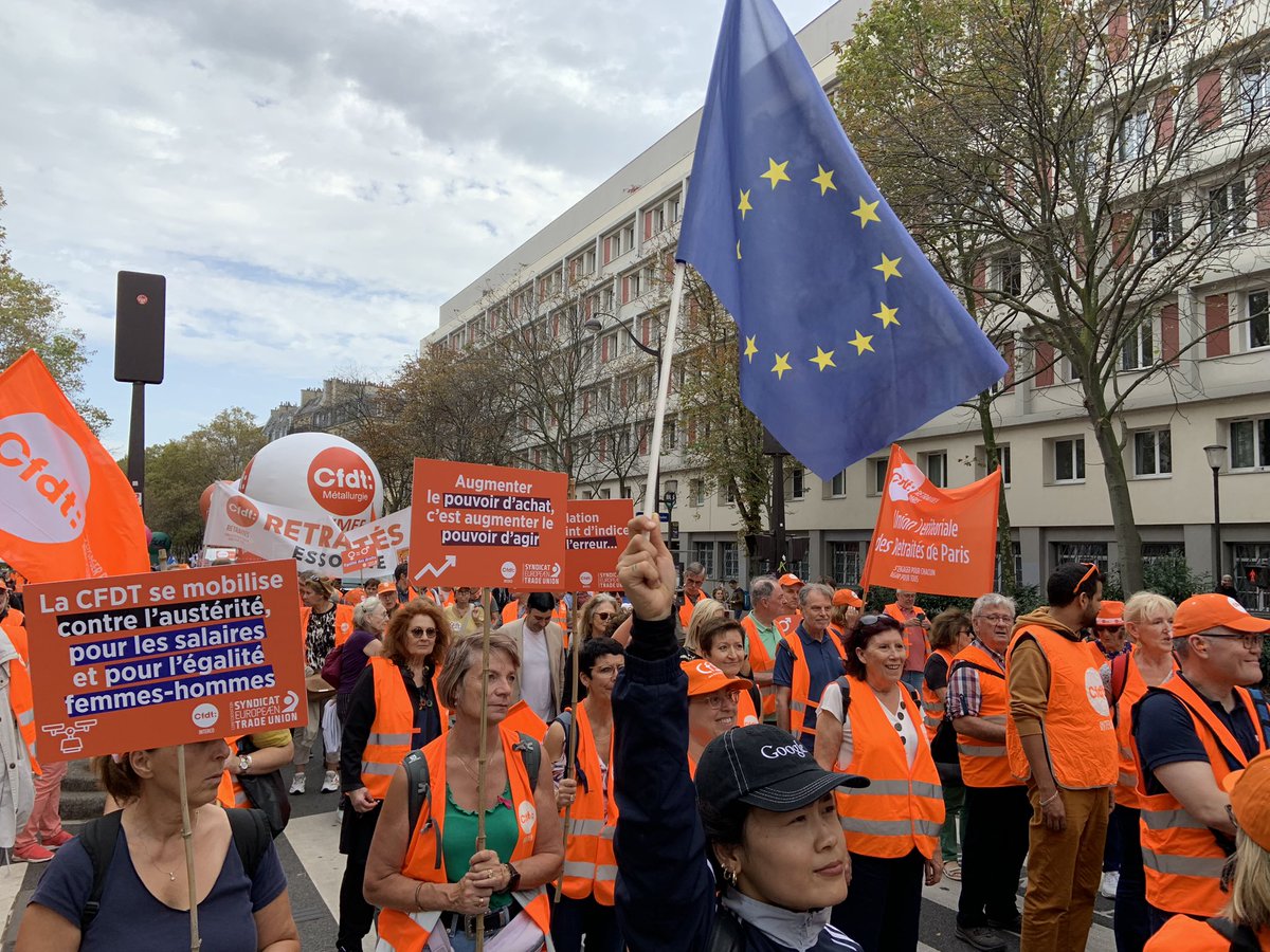 interco_cfdt's tweet image. La mobilisation #interco du #13octobre à Paris continue et ne désemplit pas💪 #inflation #Salaires