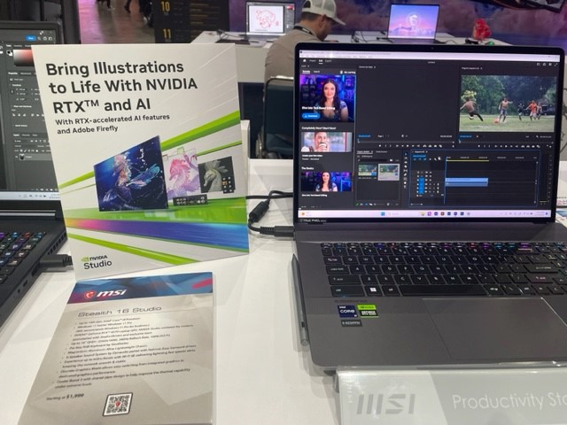 NVIDIAStudio's tweet image. We had a blast at #AdobeMAX this week! 🖌️🙌

Looking for a recap of Adobe #NVIDIAStudio creator news? 

Check out the #InTheNVIDIAStudio blog from this week 👉 nvda.ws/3rFTmGg