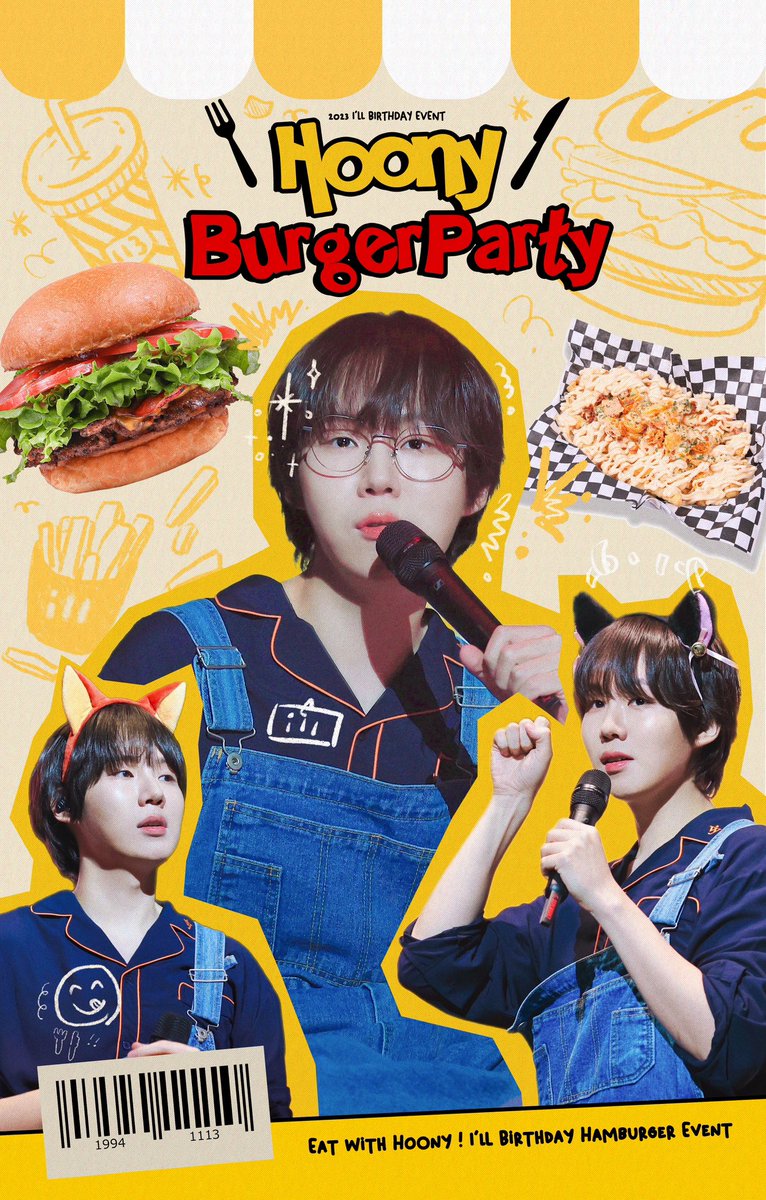 ill_burgerparty's tweet photo. :¨·.·¨: 🍔
 `·. 𝟮𝟬𝟮𝟯 𝗜’𝗹𝗹 𝗕𝗶𝗿𝘁𝗵𝗱𝗮𝘆 𝗘𝘃𝗲𝗻𝘁.ᐟ

🎊축 당선🎊

얘들아 반장 정훈이가 햄버거 쏜대!!!! 
𝙃𝙤𝙤𝙣𝙮 𝘽𝙪𝙧𝙜𝙚𝙧𝙋𝙖𝙧𝙩𝙮 !

📍성수 위드번
🗓️2023.11.12 (Sun) - 11.13 (Mon)

#얘들아_정훈이가_햄버거쏜대
#HOONY_BURGER_PARTY 
#아일 https://t.co/Srp9u3zHDv