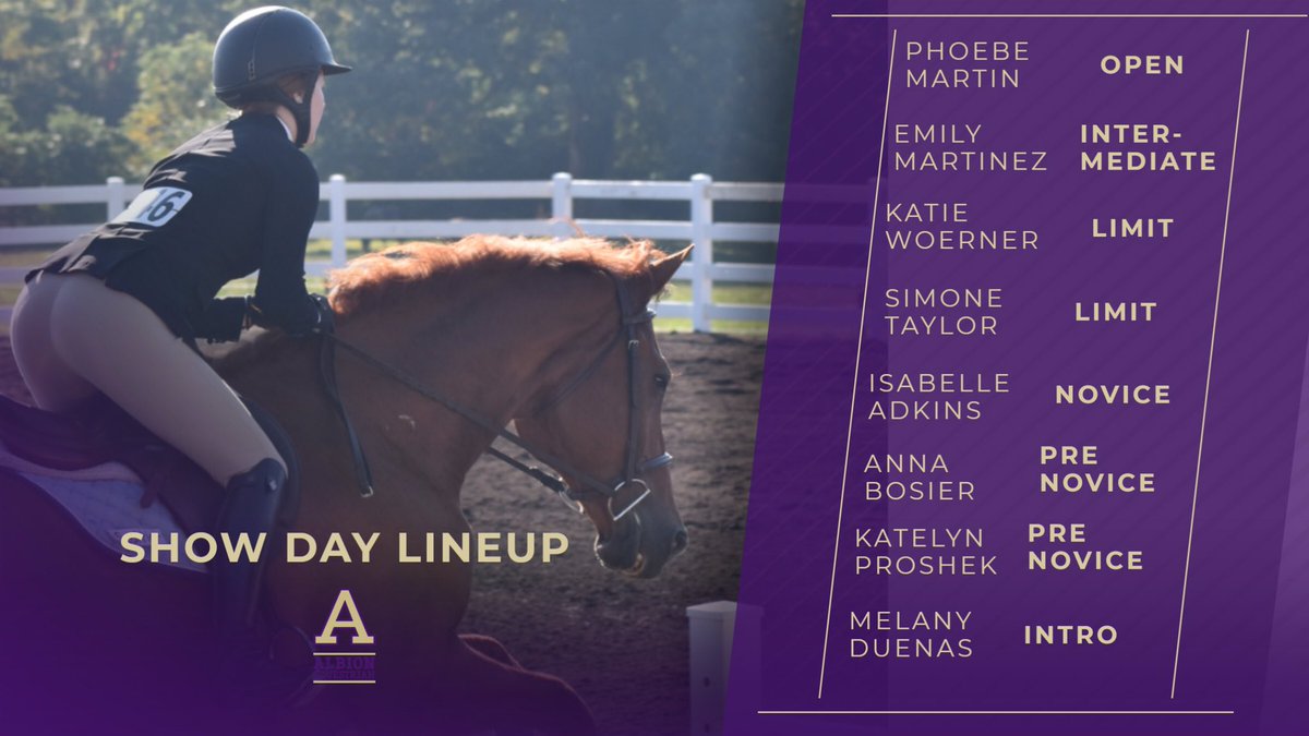 Briton hunt seat has its home opener tomorrow - let’s #GoBrits! 💜💛