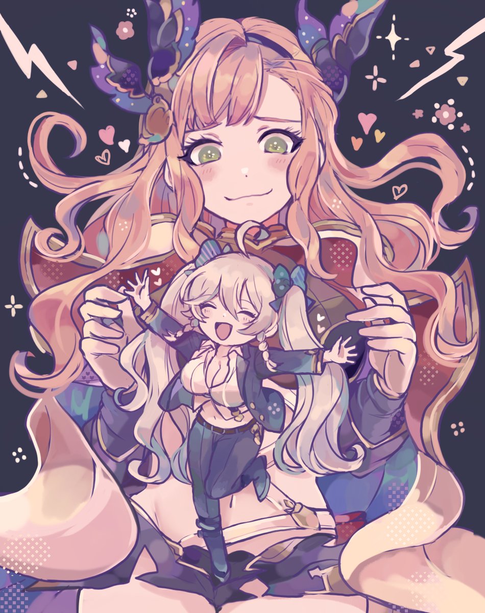 シルヴァ(グラブル) 「ついんて～～」|sora🧸のイラスト