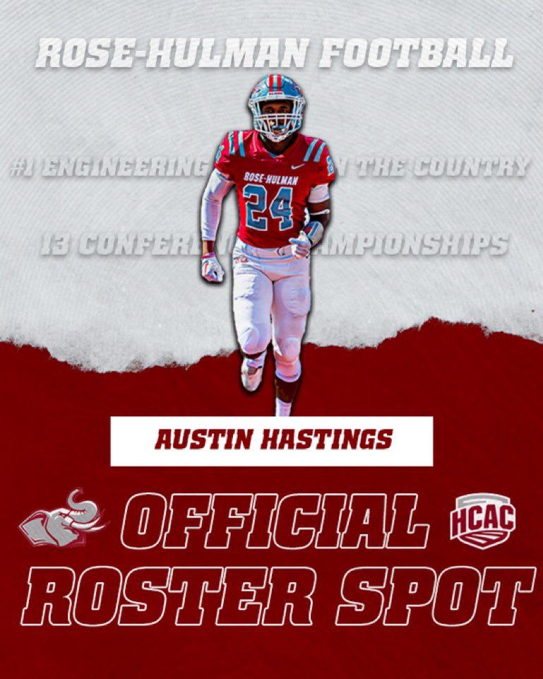 Extremely blessed to say after talking with <a href="/Coach_Stanton1/">Jeffrey Stanton</a> I have received an offer to continue my academic and athletic career at <a href="/RoseHulmanFB/">Rose-Hulman Football</a> 
<a href="/Coach_Fries/">Andy Fries ❄️</a> <a href="/CoachCFarris/">Coach Chase Farris</a> 
<a href="/NoblesvilleFB/">Noblesville Football</a> <a href="/SharpensC/">Iron Sharpens Iron S&C</a> 
<a href="/IndyWeOutHere/">IndyWeOutHere ‼️</a> <a href="/IndianaPreps/">Indiana Preps</a>