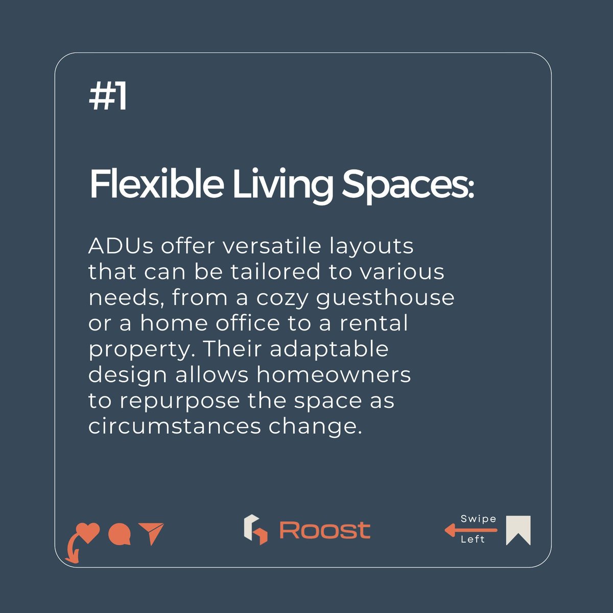 roostadu's tweet image. Discover the versatility of ADUs! 🏡✨ An ADU, or Accessory Dwelling Unit, is a self-contained living space located on the same property as a primary residence. 
.
To explore more, visit our website: roostadu.com
.
#roostadu #adu #accessorydwellingunit