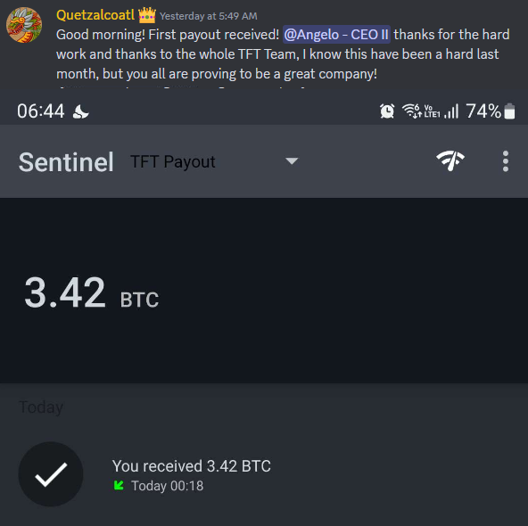 thefundedtrader's tweet photo. There are Payouts &amp; then there are casual 3.42 BTC Payouts😱

#6Figure #Monster #LegendaryKing https://t.co/23WTzh8W46