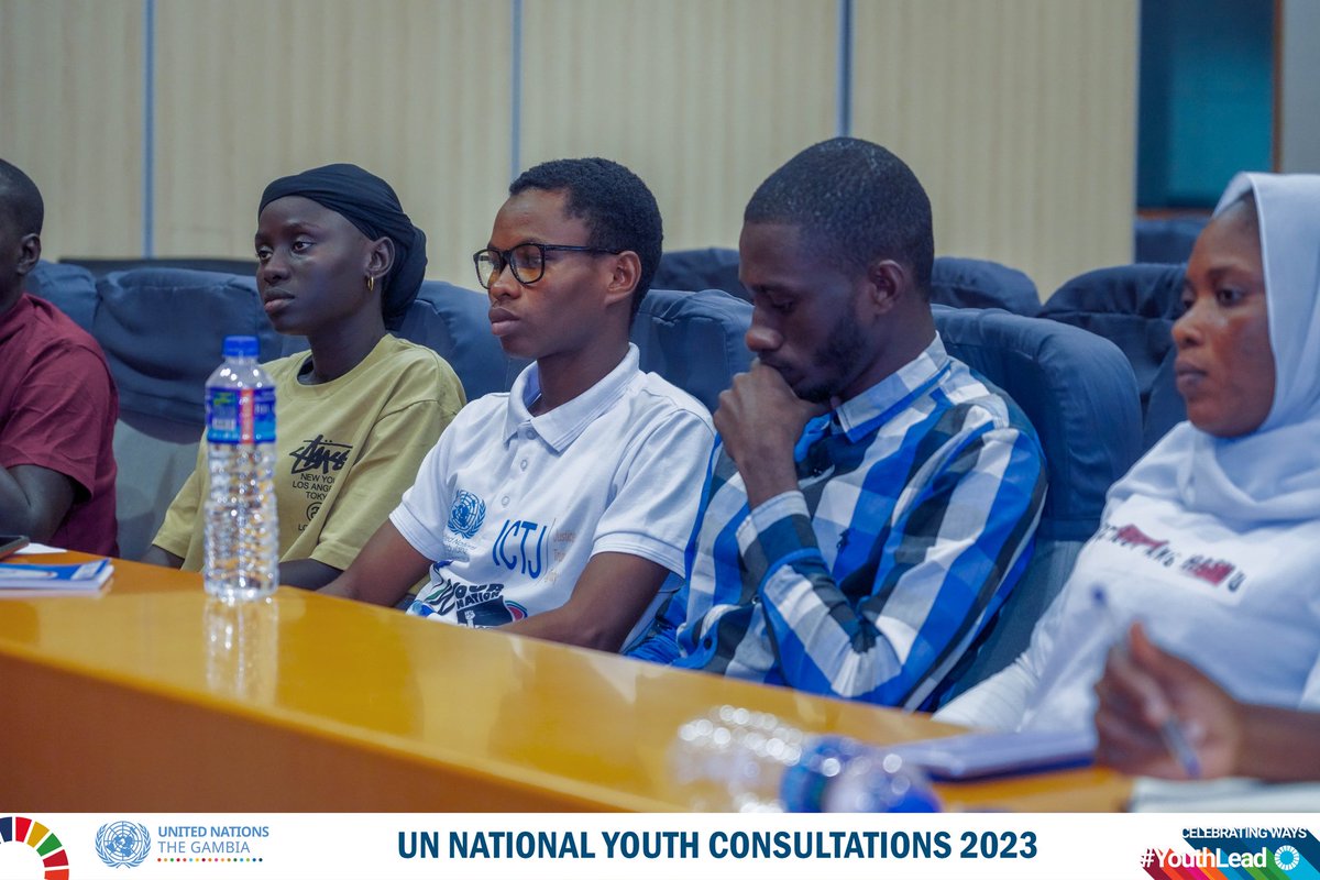 CeesayHamza's tweet photo. It was a fruitful two day national youth consultation thanks to the @UNGambia for the initiative. Youth in governance &amp; decision making was an important theme i contributed. Looking forward to a swift action on the issues highlighted. #Youthlead 
@UNYouthEnvoy 
@DagHammarskjold https://t.co/f7IH0ZsF5s