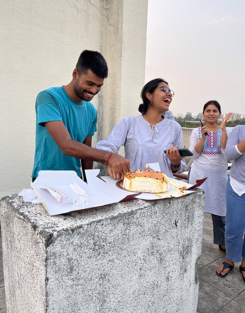 AdhesionLab's tweet image. Friday birthday celebrations for Jayashree and Prashanth and a extended welcome to Aadishakti and @VaishnaviRaut as they join @AdhesionLab this month.
