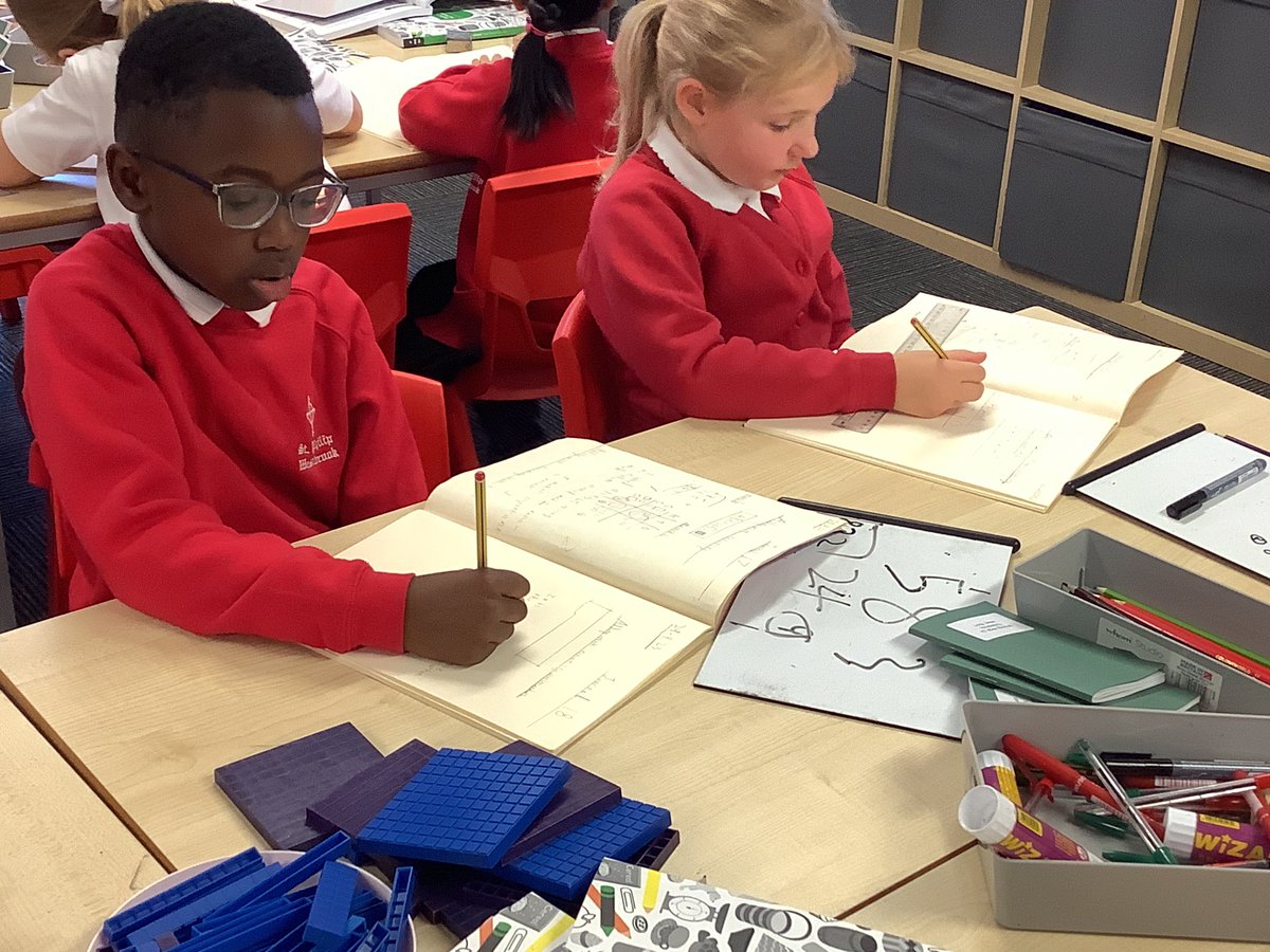 StPhilipsY3A's tweet image. We have been working hard on improving our journal skills in Maths. We are trying hard to use sentences to explain our reasoning. @StPhilipCEAP #teamstphilips