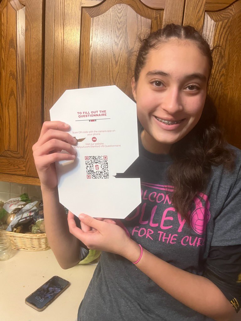 Honored to get a questionnaire from <a href="/StanfordWVB/">Stanford Women's Volleyball</a>! 🥳