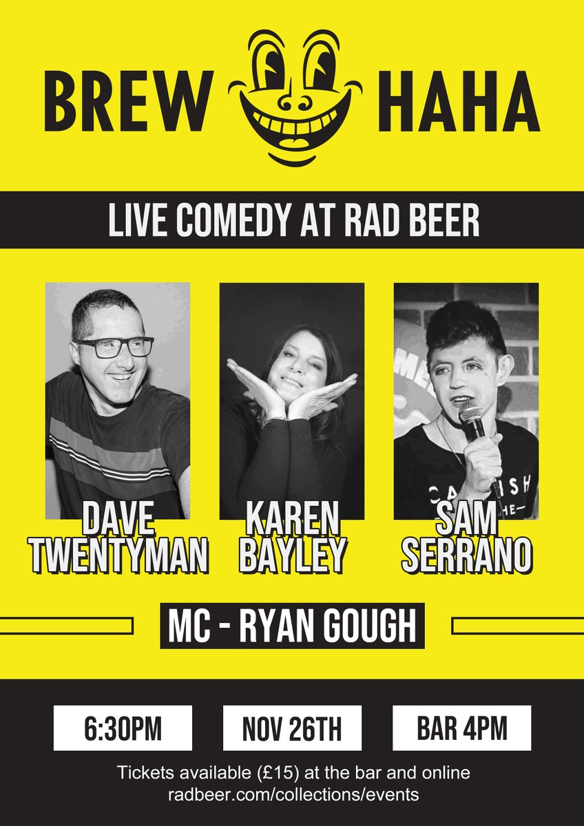 Date for the diary... comedy at the tap!
Tickets: bit.ly/495ssIL
