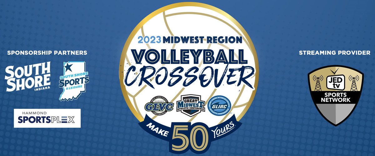 The 15th Annual Midwest Region Volleyball Crossover is underway from the Hammond SportsPlex! Follow along all weekend ⬇️⬇️⬇️

🏐: glvcsports.com/sports/2023/10…