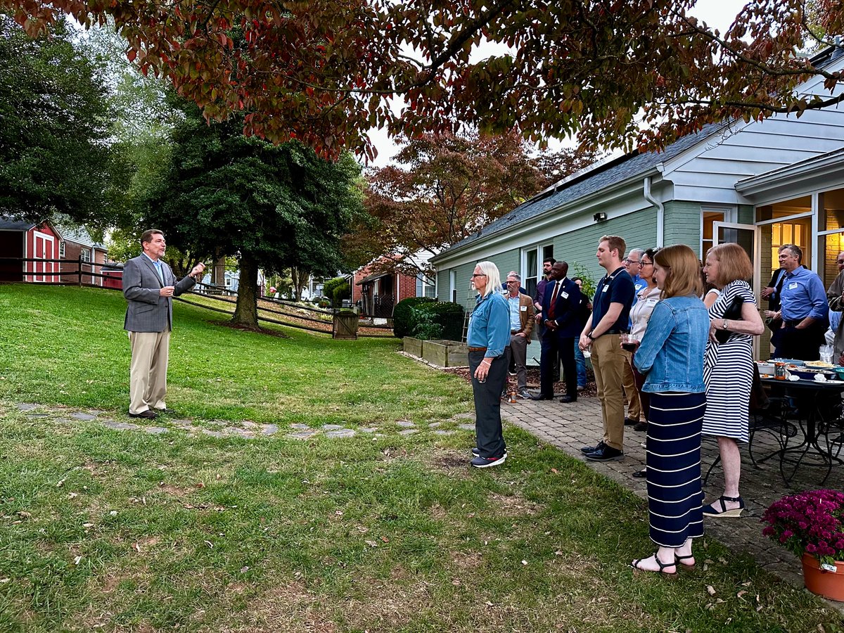 BlairStLedger's tweet photo. We were thrilled to host the climate &amp; clean energy community last night in Charlottesville to support @DavidReidVA &amp; to flip the House of Delegates! It was such an honor to have @DonScott757 kick us off, &amp; be joined by @CreighDeeds and @LauferFor55 as well. 

Let’s do this! 🗳 https://t.co/TqZATlVoBK