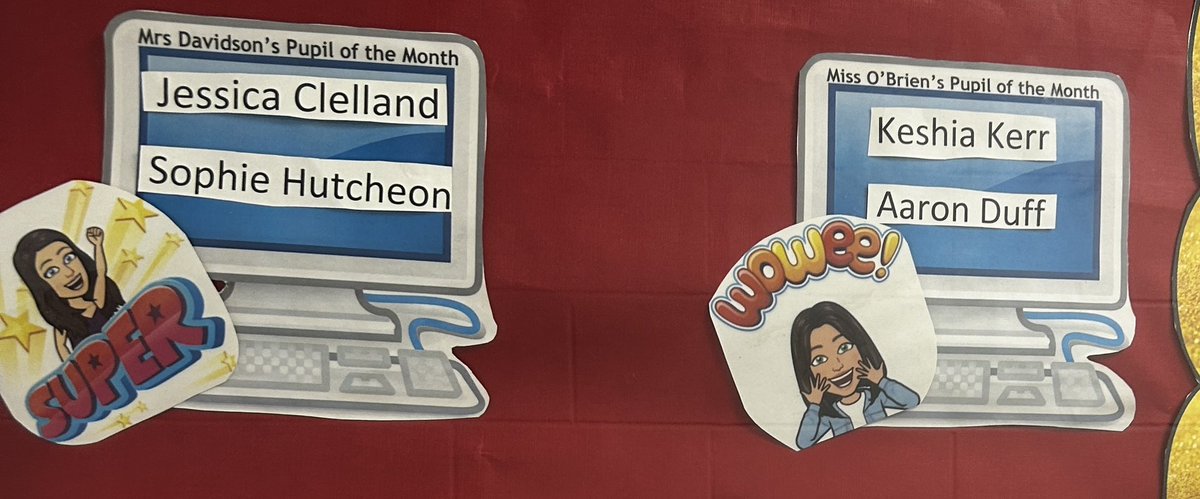 Congratulations to all of our Pupils of the Month across the department! 👍🏻

Term 1 has been filled with lots of hard work and resilience from our young people. 🤩 

Enjoy the holidays!