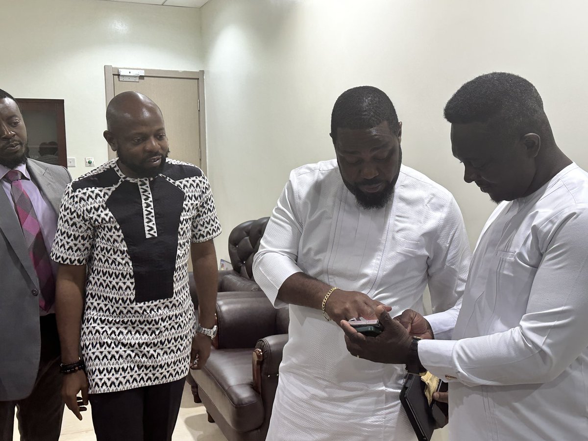 Ouranos Tech visited Delta State to bolster digital transformation under the 'MORE Agenda.'  
With <a href="/ChukwudiEgbe/">Chukwudi Egbe</a> , <a href="/kloma_k/">'Segun M.</a> , and <a href="/bakarelawal/">Lawal Bakare, DMD, Dip Adv</a> , we engaged with key state officials. 
Excited about the potential partnership!
 #DigitalTransformation #OuranosTech #DeltaState
