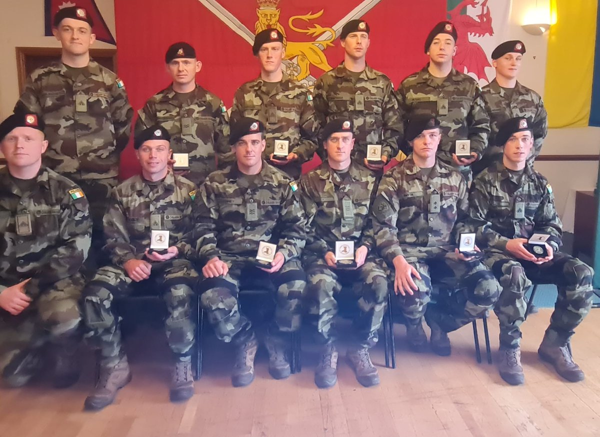 1. We are delighted report that our team representing @defenceforces has been awarded the Gold Medal at Ex #CambrianPatrol hosted by @BritishArmy 's @ArmyInWales. This arduous event tests small unit patrolling and fieldcraft skills with participants traversing 60km over 48 hours