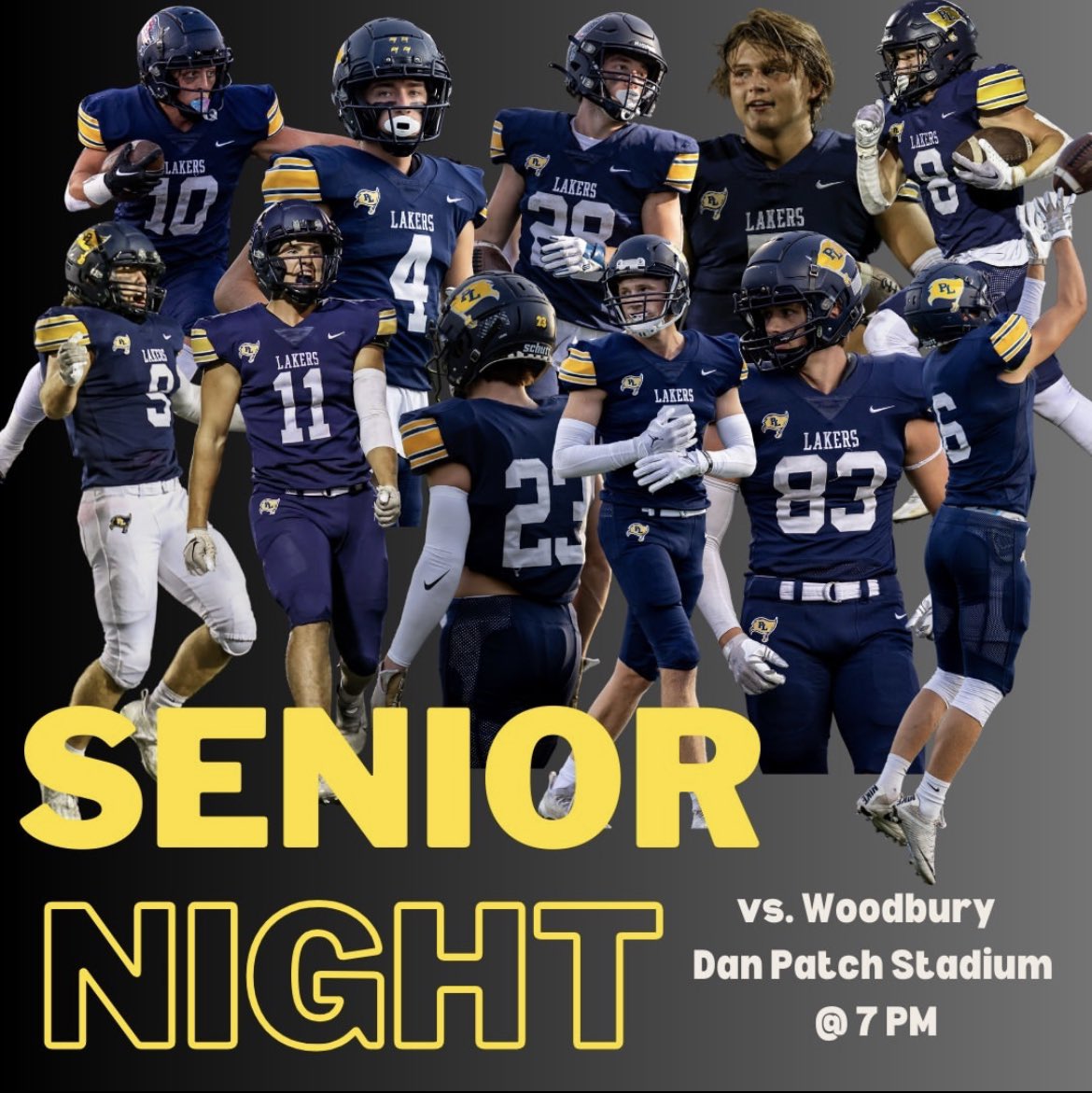 LAST REGULAR SEASON HOME GAME TONIGHT🤗💥 Starting at 6:15 we honor the class of 2024 seniors as well!! It's gonna be a wet one so bring your raincoats Laker fans!!☔️💦 

Stream: gametimemn.com/pl-lakers-live/