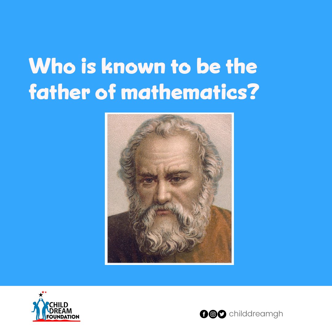 childdreamgh's tweet photo. Guessing who that is?

#childdream #learning #education #mathematics https://t.co/Nb2KPAzGgL