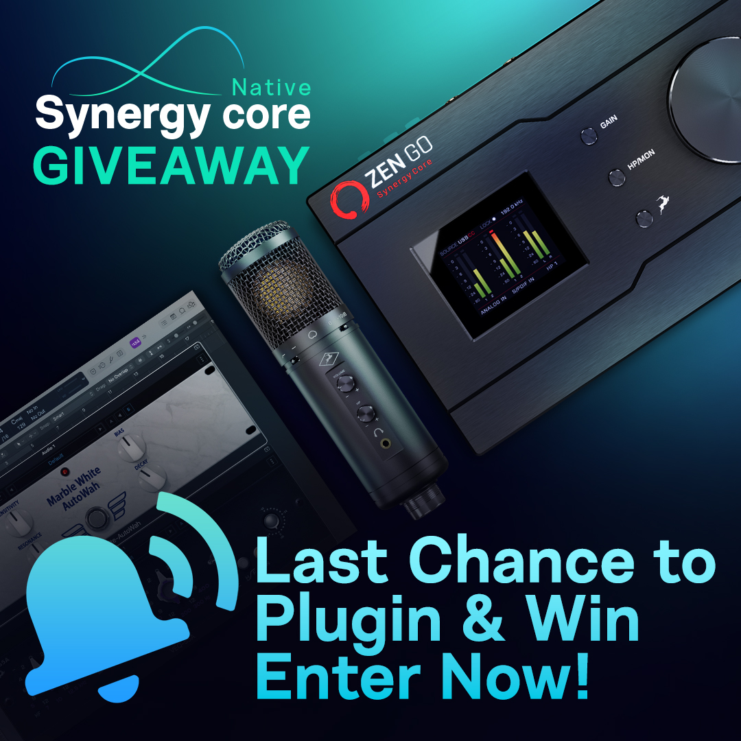 AntelopeAudio's tweet image. REMINDER: There&apos;s still time left for you to show us your &apos;Plugin&amp;amp;Play&apos; skills with #SynergyCoreNative in our biggest IG giveaway yet! Win a Zen Go Synergy Core + 1-year SC Native membership, Axino Synergy Core or a 1-year SC Native membership. Enter here👉🏼bit.ly/45wXqGD