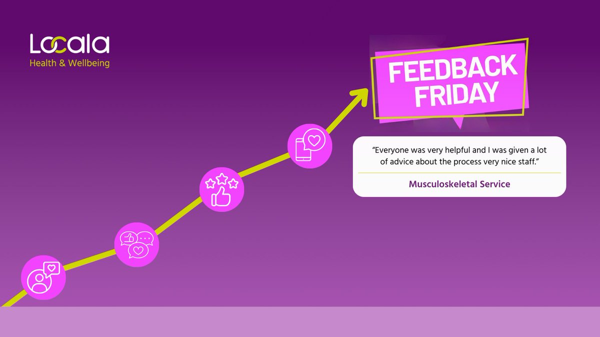 #FeedbackFriday is here and we've got some great feedback to share!

Thank you to our Musculoskeletal colleagues for going above and beyond to support their service users. ⭐👏

#CaringForOurColleagues
