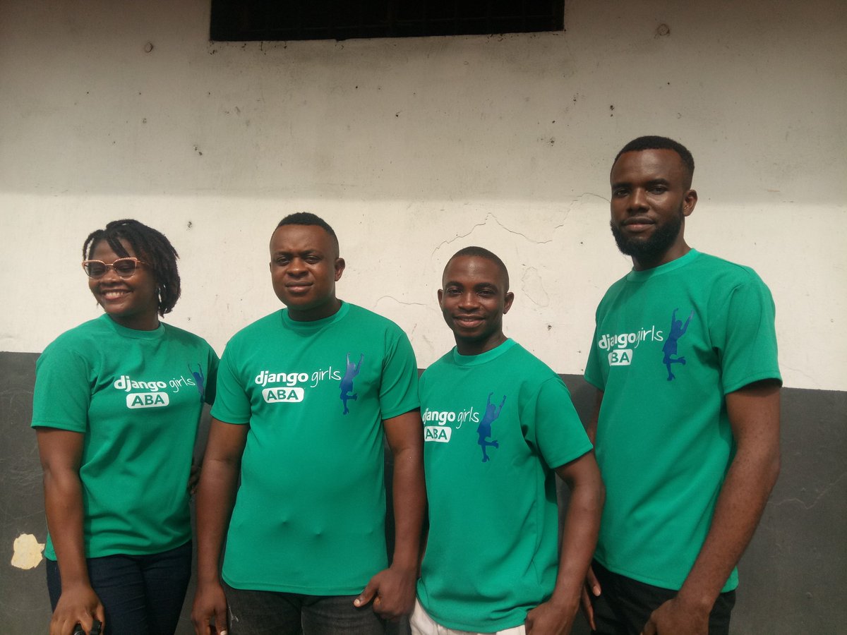 Ubajoseph_u's tweet image. #DjangogirlsAba #Djangogirls #coach