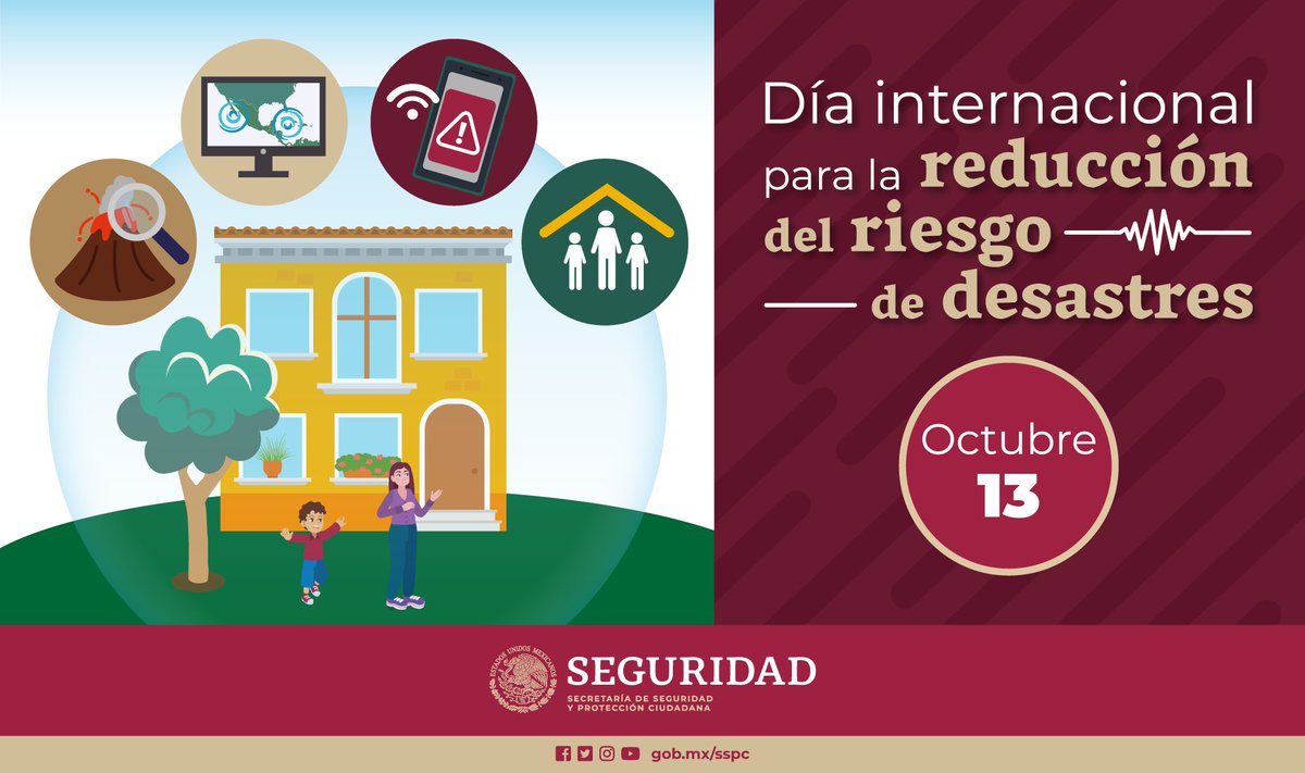 rosaicela_'s tweet photo. En el Día internacional para la reducción del riesgo de desastres debemos reflexionar sobre la importancia de adoptar medidas preventivas que nos permitan disminuir los peligros ante una catástrofe. #CENAPRED https://t.co/CCjwMzan9Z